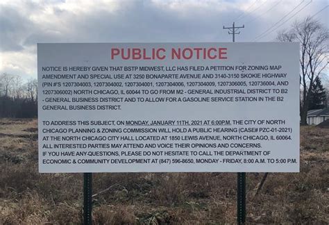 NOTICE TO THE PUBLIC We .